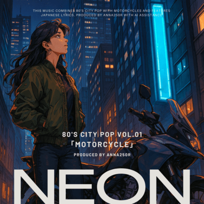 80's CITY POP vol.01 「NEON 」/Motorcycleのジャケット写真
