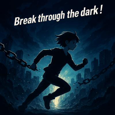 Break through the dark! Front Cover