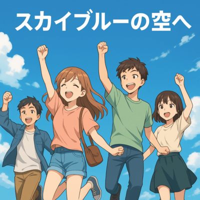 Into the Sky Blue Front Cover