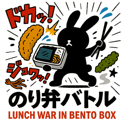 Lunch War in Bento Box Front Cover