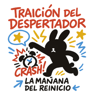 Traición del Despertador: The Reboot Morning Front Cover
