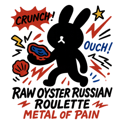 Raw Oyster Russian Roulette - METAL OF PAIN Front Cover