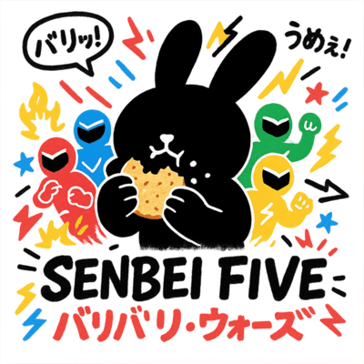 SENBEI FIVE - Crunch of Justice Front Cover