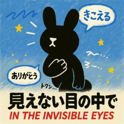 見えない目の中でのジャケット写真