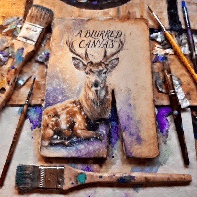 A BLURRED CANVAS Front Cover