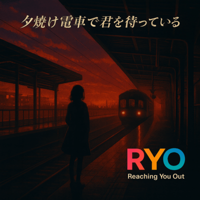Waiting for you on the sunset train Front Cover