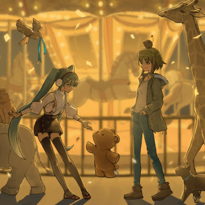 Distorted Parade (feat. GUMI & HATSUNE MIKU) Front Cover