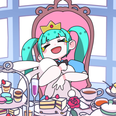 お菓子の国のアリス (feat. 初音ミク)のジャケット写真