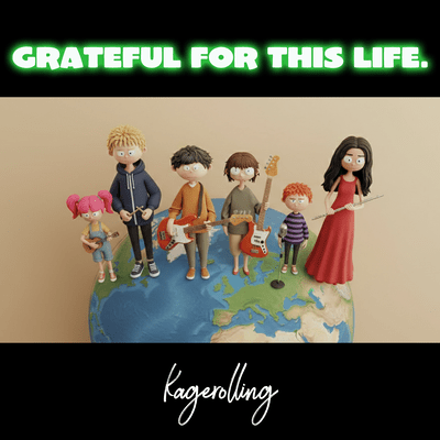 Grateful for this life. Front Cover