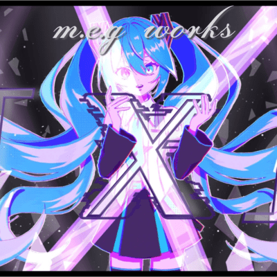 X (feat. HATSUNE MIKU) Front Cover