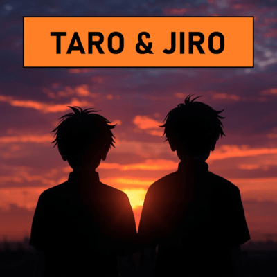 TARO & JIRO (feat. KASANE TETO) Front Cover