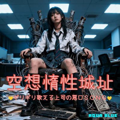 空想惰性城址~ギリギリ歌える上司の悪口SONG~ (J-POPアイドル2025Ver)のジャケット写真