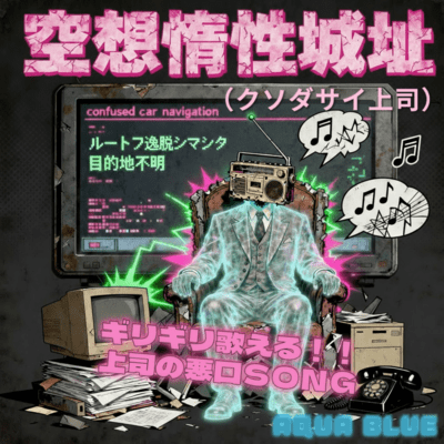 空想惰性城址(クソダサイ上司)~ギリギリ歌える上司の悪口SONG~ (バラードロック2025Ver)のジャケット写真