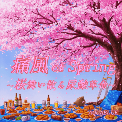 Gout of Spring - Cherry Blossoms Falling, The Uric Acid Revolution - Front Cover