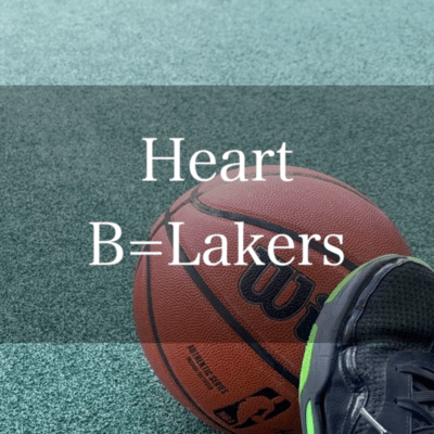 Heart B=Lakers Front Cover