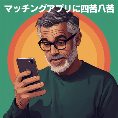 マッチングアプリに四苦八苦のジャケット写真