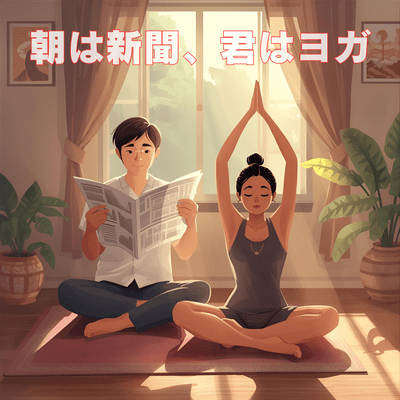 Morning Reggae - Newspaper & Yoga Front Cover