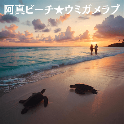 Ama Beach Sea Turtle Love Front Cover