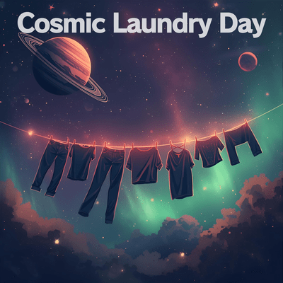 Cosmic Laundry Day Front Cover