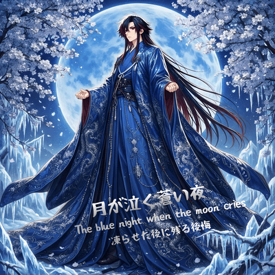 The blue night when the moon cries Front Cover