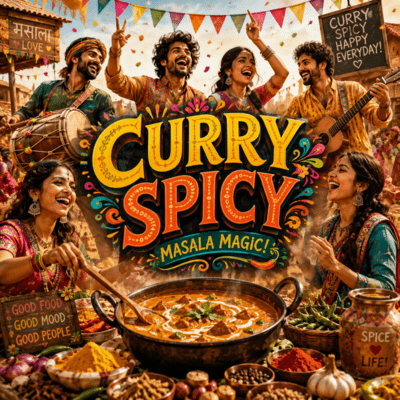 CURRY SPICY Front Cover