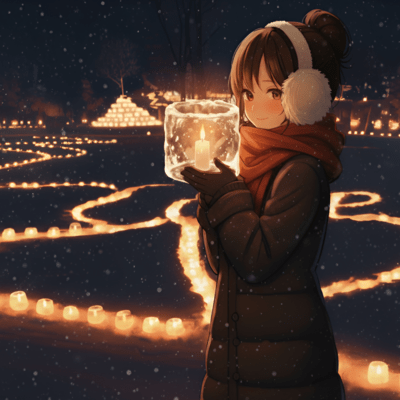 Night of Ice Lanterns Front Cover