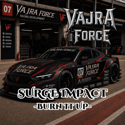 SURGE IMPACT -Burn it up- Front Cover
