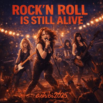 ROCK'N ROLL IS STILL ALIVE - She Shouts Back - Front Cover