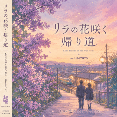 Lilac Blooms on the Way Home Front Cover