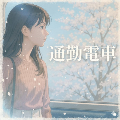 通勤電車のジャケット写真
