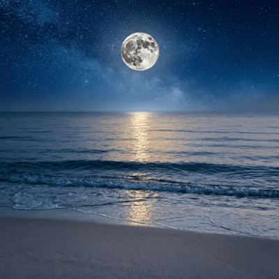 Ocean Relaxation with Wave Sounds and Healing Melodies Perfect for Sleep and Work Front Cover