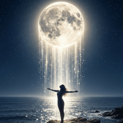 Moon Power Charge to Relax and Attract Luck with Full Moon Energy Front Cover
