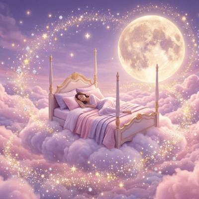 Lucky Girl Sleep: Deep Healing and Manifestation for Perfect Rest Front Cover