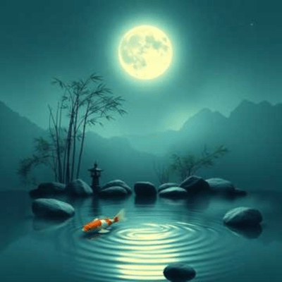 Zen Mindfulness with the Full Moon to Align Your Luck Front Cover