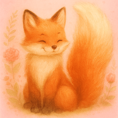 The Little Fox and Her Whispering Tail Front Cover