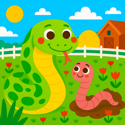 The Snake, Guardian of the Countryside Front Cover