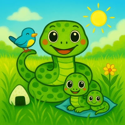 Spinning Baby Snake Front Cover