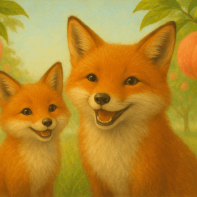 Peach and the Little Fox Front Cover