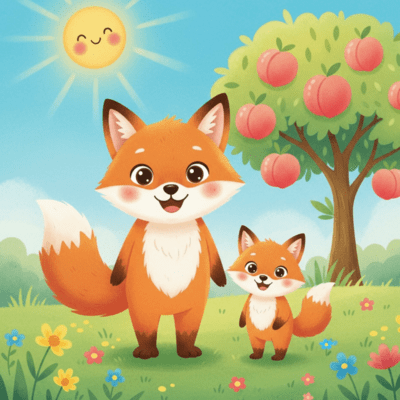 Peach and the Little Fox Front Cover