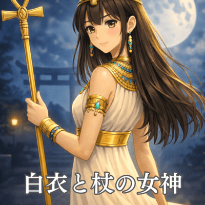 The White Robe and the Staff Front Cover