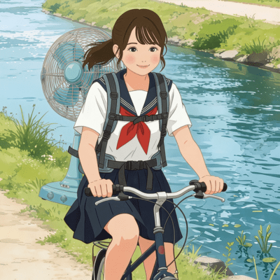 扇風機の女の子 〜からからキラキラ扇風機〜のジャケット写真