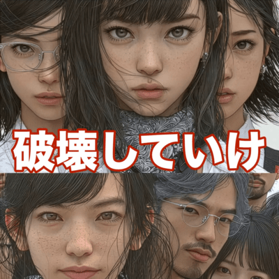 破壊していけ 〜私の心を復活させる〜のジャケット写真