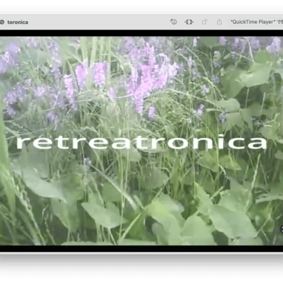 retreatronica Front Cover