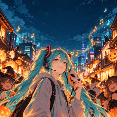 Yoru wo Narase (feat. HATSUNE MIKU) Front Cover