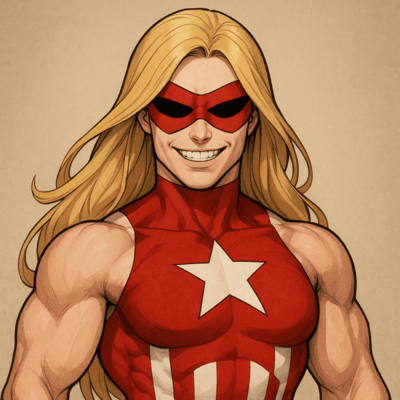 Here comes STAR&STRIPE U.S.A. No.1 HERO Front Cover
