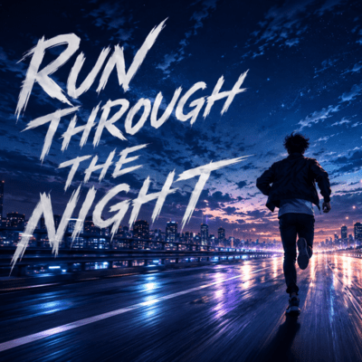 RUN THROUGH THE NIGHT (feat. ZarathustrA) Front Cover