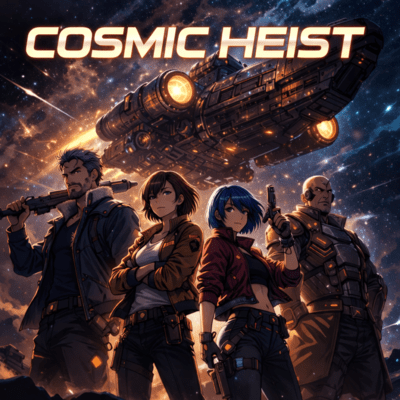 COSMIC HEIST Front Cover