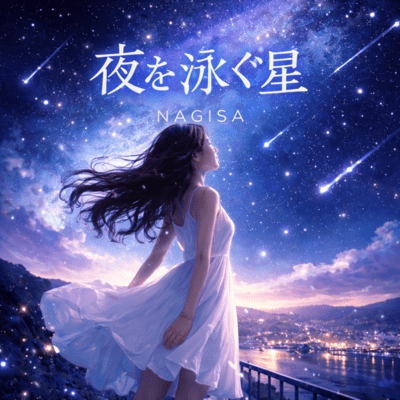 Stars swimming through the night (original ver) Front Cover