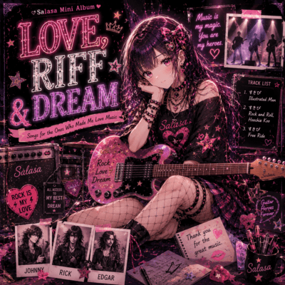 LOVE, RIFF & DREAM Front Cover