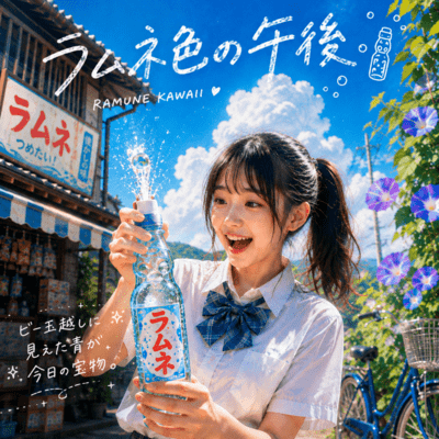 An Afternoon the Color of Ramune Front Cover